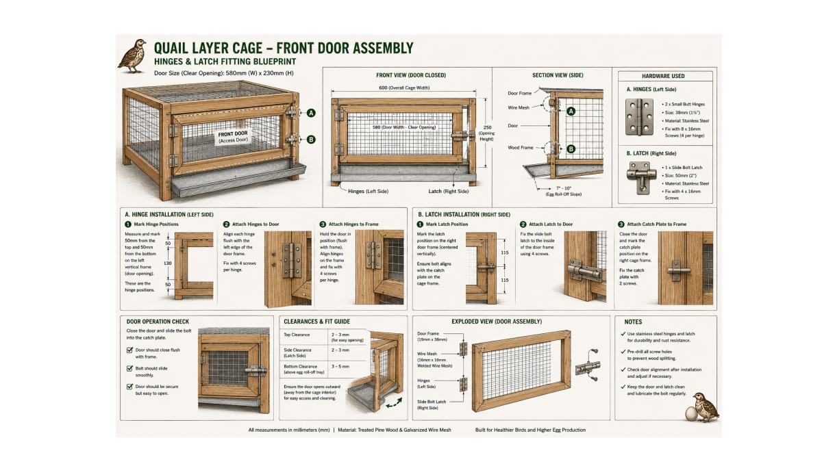 A quail cage that works well