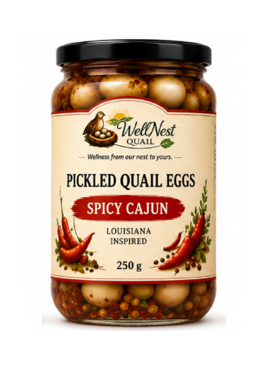 Spicy Cajun Pickled Quail Eggs